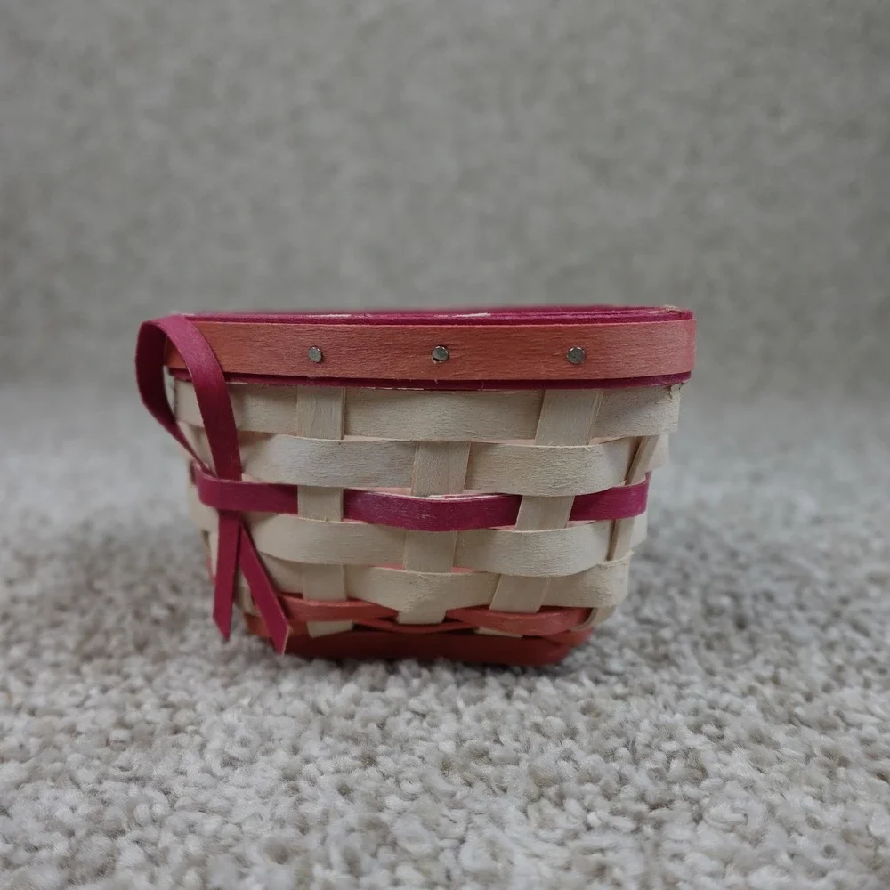 Longaberger 2012 Horizon of Hope Basket Pink Ribbon Breast Cancer Awareness